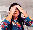 Stressed Woman Headache High Blood Pressure GIF