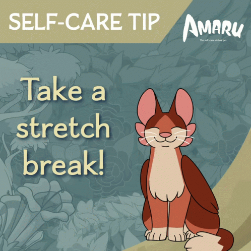 Stretching Amaru Take A Break GIF