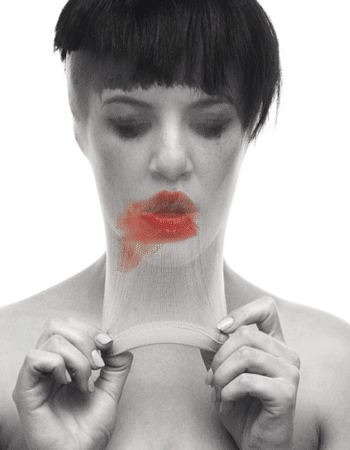 Stretching Face Mask GIF