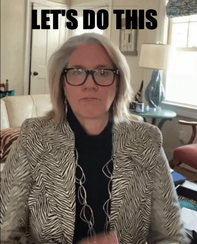 Stretching Hands Let's Do This GIF