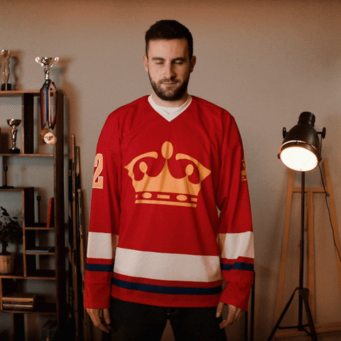 Stretching Krusovice Hockey GIF