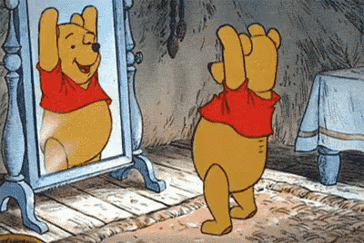 Stretching Winnie The Pooh GIF
