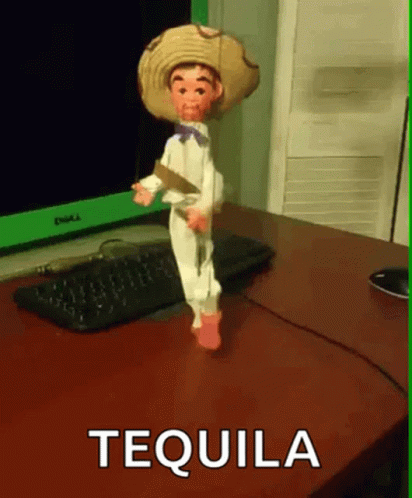 String Puppet Dancing Tequila GIF
