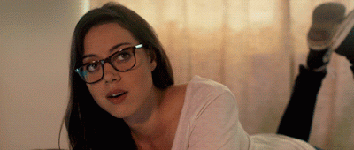 Strip Tease Aubrey Plaza Reaction GIF