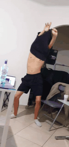 Strip Tease Funny Dancing Guy GIF