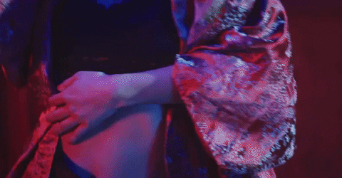 Strip Tease Tempting Lady GIF