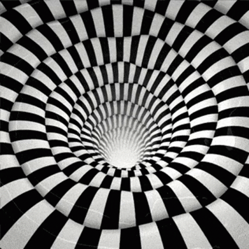 Stripe Circular Loop Optic GIF