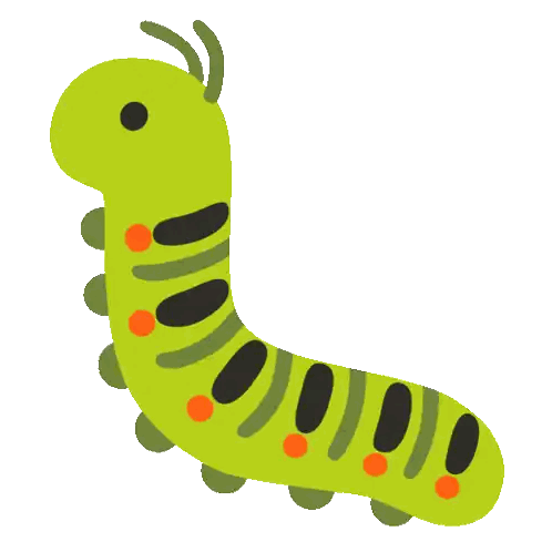 Striped Green Caterpillar