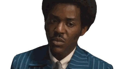 Striped Suit Man Saying One More
