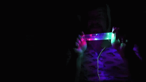 Strobe Light Glowing Party Dance GIF