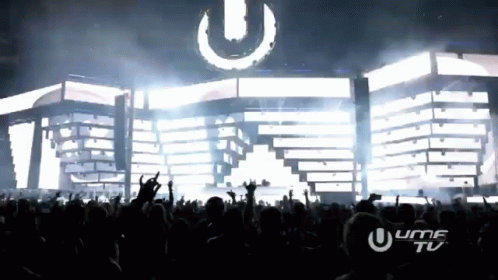Strobe Light Ultra Music Festival GIF