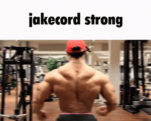 Guy Flexing In A Gym Strong Back GIF