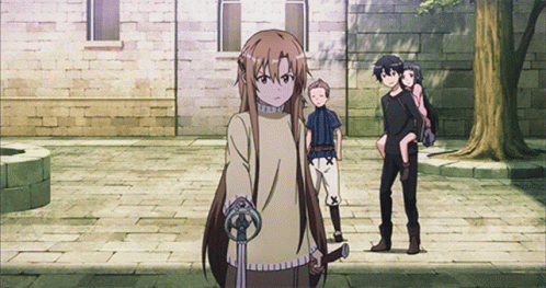 Strong And Powerful Asuna GIF
