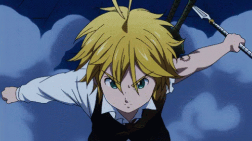 Strong Anime Meliodas GIF