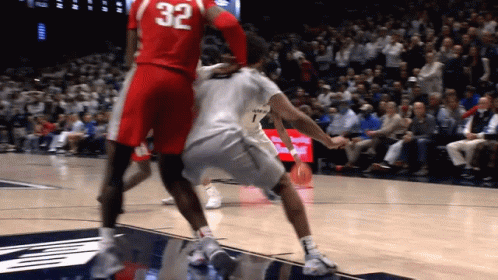 Strong Basketball Player Poster Dunk GIF