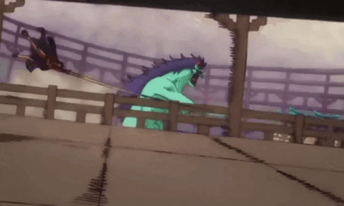 Strong Impact Of Luffy Gear 4 GIF