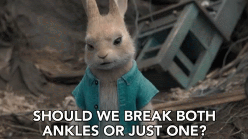 Strong Rabbit Broken Ankles GIF