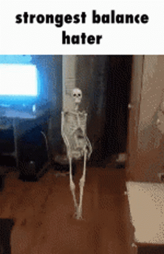 Strongest Balance Hater Dancing Skeleton Meme GIF