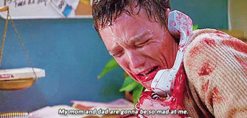 Stu Macher So Mad At Me GIF