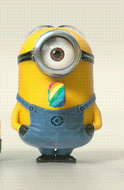 Stuart The Minion Party Horn GIF