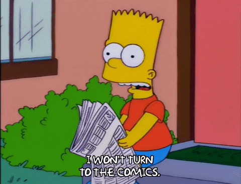 Stubborn Won't Turn To Comics GIF