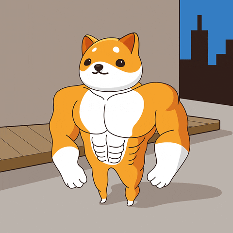Stud Animated Dog Hey King You Drop This GIF