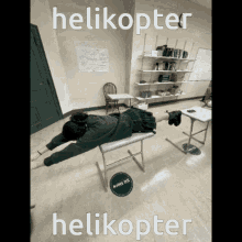 Student Doing Helicopter Spin Classroom Desk GIF