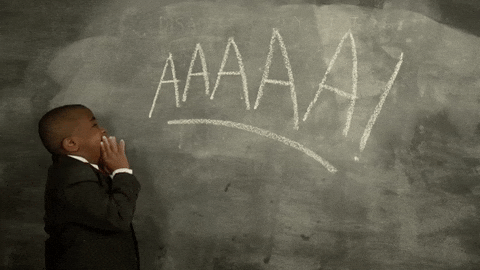 Student Screams Ahhhh Meme GIF