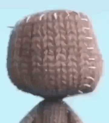 Stuffed Animal Head With Stitching GIF