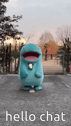 Stuffed Animal Saying Hello Chat
