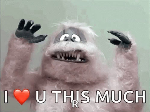 Stuffed Animal Saying I Love You This Much GIF