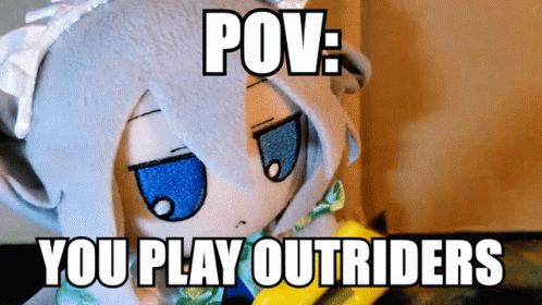 Stuffed Animal Saying Pov You Play Outsiders