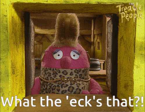 Stuffed Animal Saying What The Ecks
