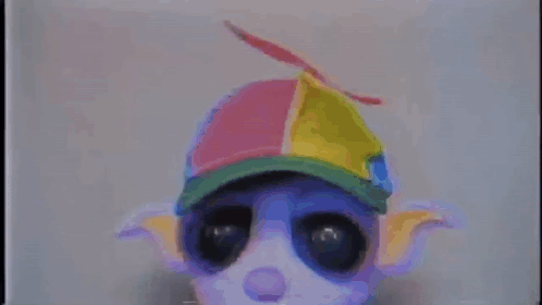 Stuffed Animal Wearing Hat Saying If You're Bored