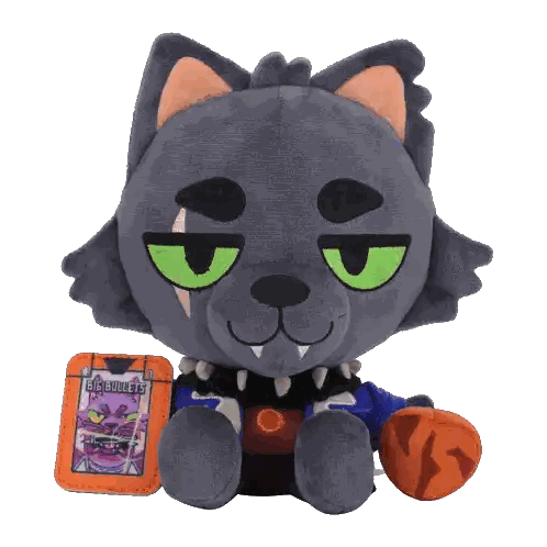 Stuffed Animal With Big Bullets Card