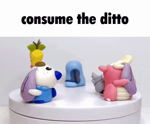 Stuffed Animals Consume The Ditto