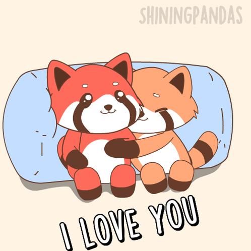 Stuffed Animals Hugging Saying I Love You GIF