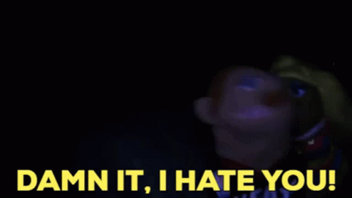 Stuffed Animals Saying Damn It I Hate You