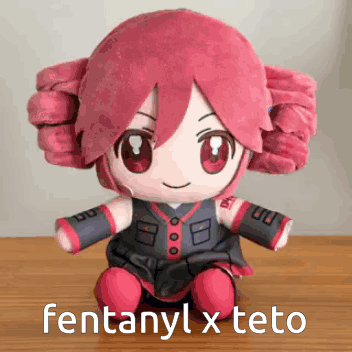 Stuffed Doll with Red Hair