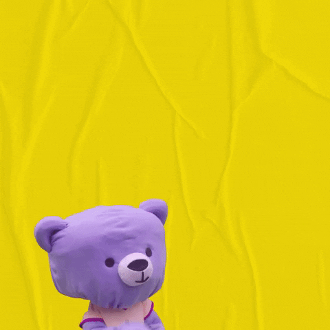 Stuffed Teddy Blowing Kisses Muah GIF
