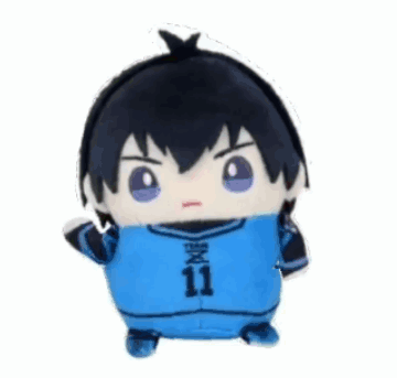 Stuffed Toy Boy with Number 11 Jersey