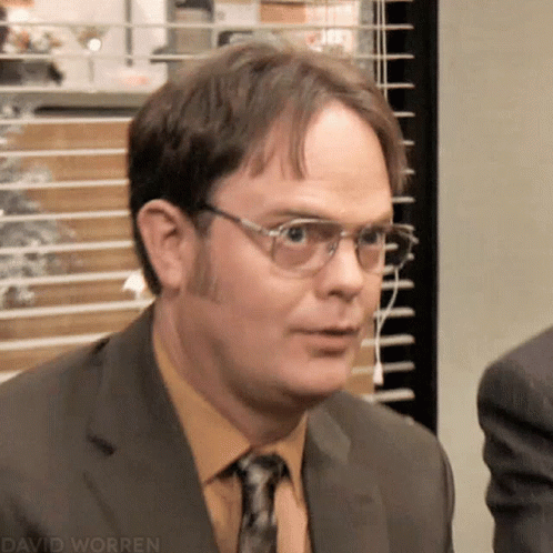 Stunned The Office Dwight Schrute GIF