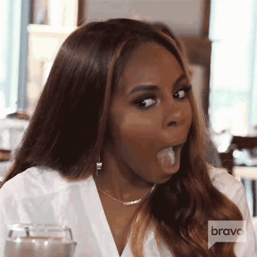 Stunned Candiace Dillard Bassett Jaw Drop GIF