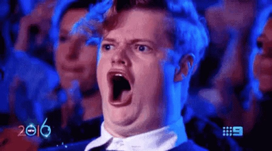 Stunned Clap Oh Shocked Face GIF