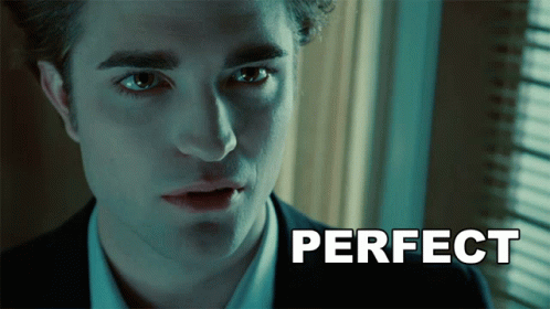Stunned Edward Cullen Perfect GIF