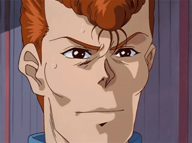 Stunned Kazuma Yu Yu Hakusho GIF