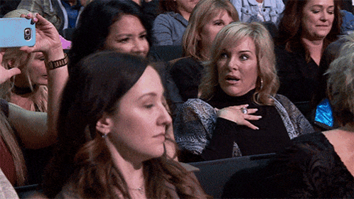 Stunned Reaction Saucy Lady Clutch Pearls GIF