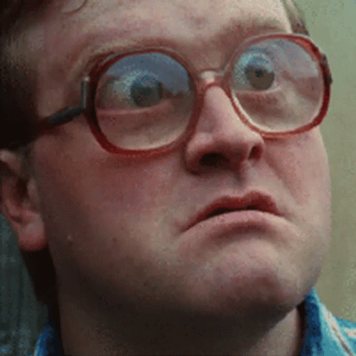Stunned Reg Glasses Eye Pop Wink GIF