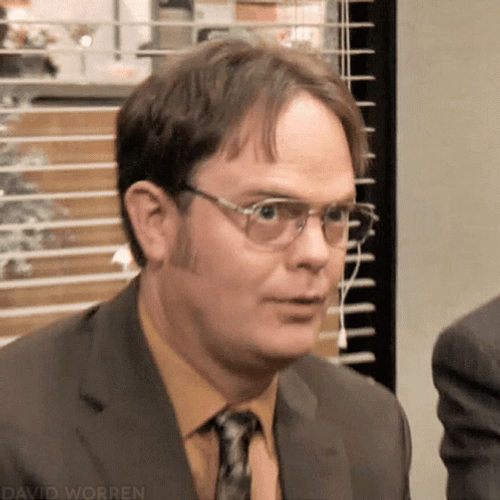 Stunned The Office Dwight Schrute GIF