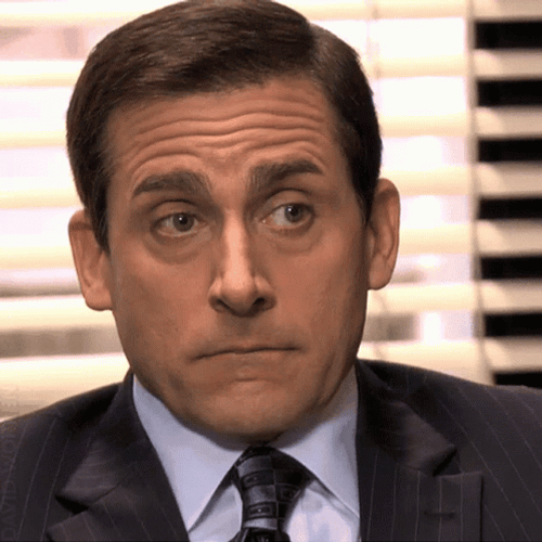 Stunned The Office Michael Funny What Really GIF